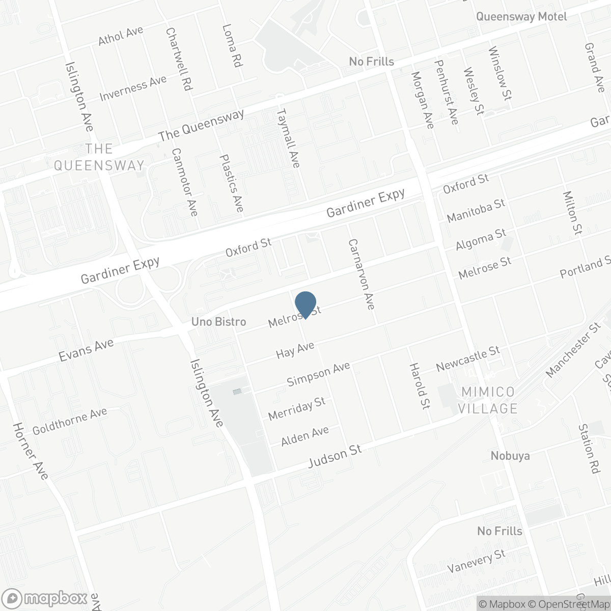 360A MELROSE STREET, Toronto, Ontario M8Z 1G8